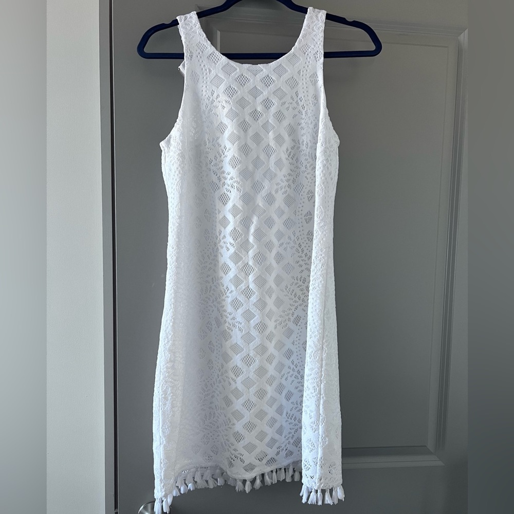 S Lilly Pulitzer white dress